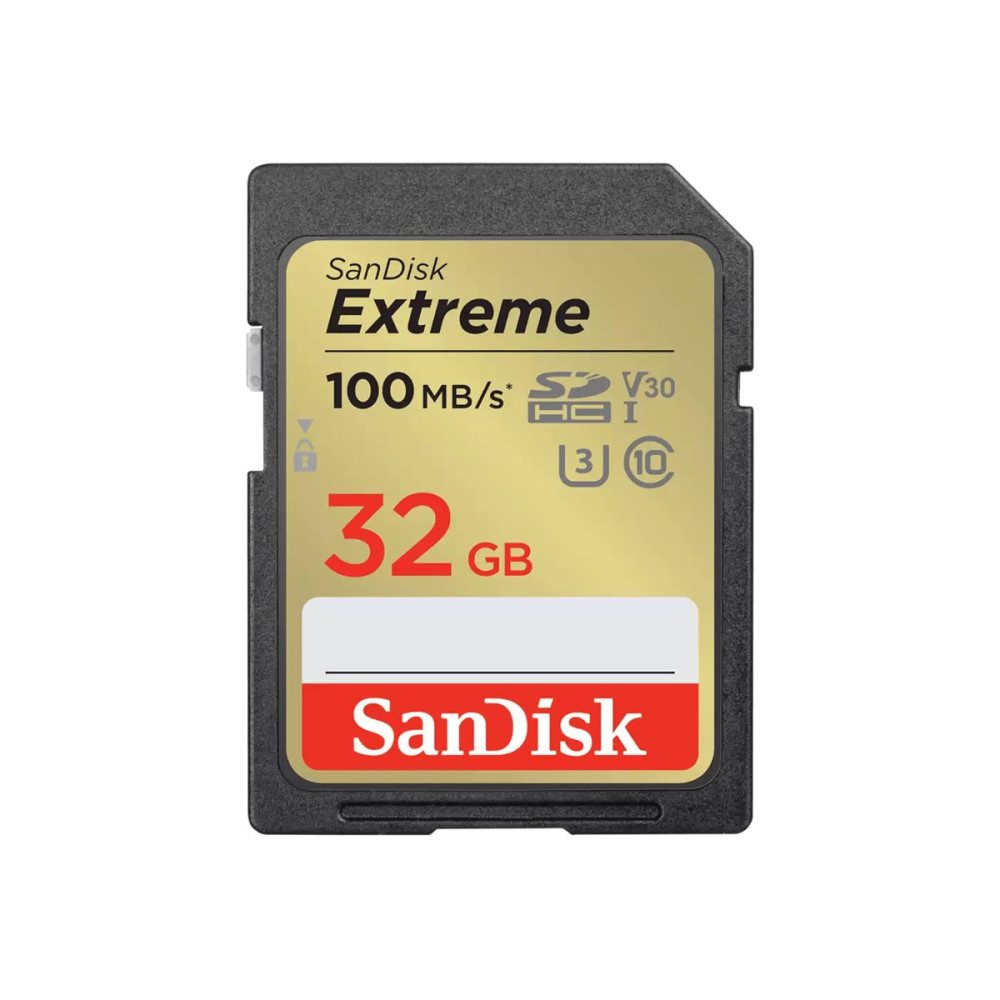 Produktbild för SanDisk Extreme PLUS - flash-minneskort - 32 GB - SDHC UHS-I