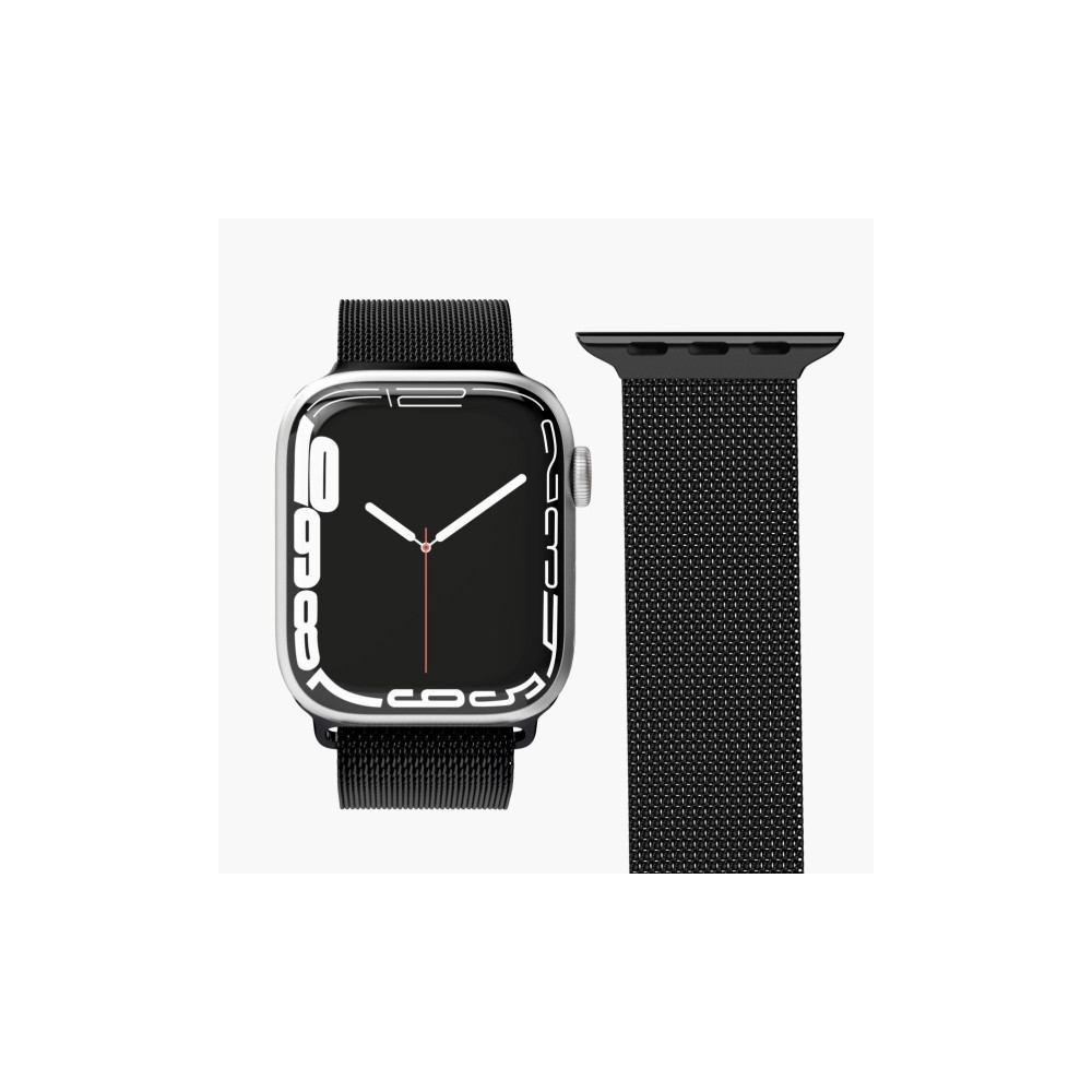 Produktbild för Vonmählen Milanese Loop, Band, Smartwatch, Svart, Apple, App...