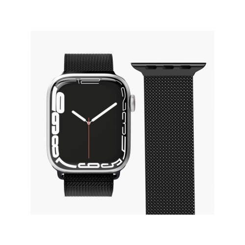 VonMählen Vonmählen Milanese Loop, Band, Smartwatch, Svart, Apple, App...