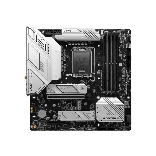 MSI MAG B760M MORTAR WIFI II - moderkort - micro ATX - LGA1700-uttag - B760 - Alla Moderkort