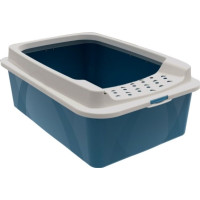 Produktbild för Rotho Bonnie, Katt, Öppen kattlåda, Blå, Grå, Hake, 572 mm,...