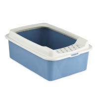 Produktbild för Rotho Bonnie, Katt, Öppen kattlåda, Blå, Grå, Hake, 572 mm,...