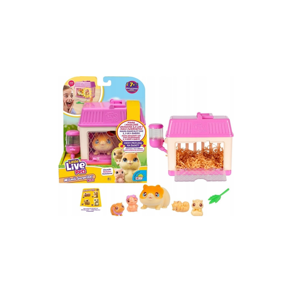 Produktbild för Figur Cobi Little Live Pets Mama Surprise! Mini hamster (MO-...