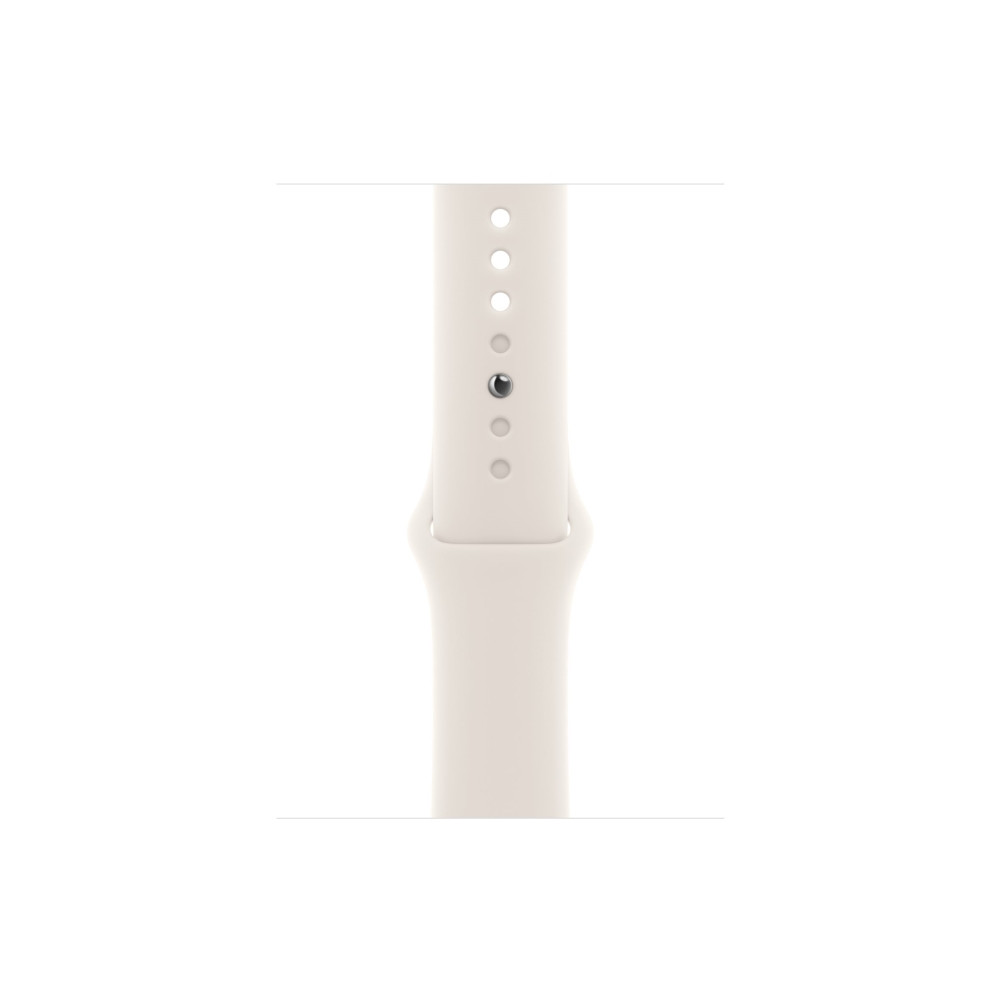 Produktbild för Apple Watch SE 3 (GPS) - stjärnljusaluminium - smart klocka med sportband - starlight - 64 GB