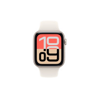 Produktbild för Apple Watch SE 3 (GPS) - stjärnljusaluminium - smart klocka med sportband - starlight - 64 GB