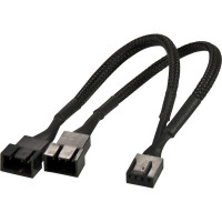Produktbild för Akasa PWM Fan Splitter - strömdelare för fläkt - 4-stifts PWM till 4-stifts PWM - 15 cm