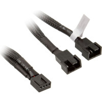 Produktbild för Akasa PWM Fan Splitter - strömdelare för fläkt - 4-stifts PWM till 4-stifts PWM - 15 cm