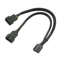 Produktbild för Akasa PWM Fan Splitter - strömdelare för fläkt - 4-stifts PWM till 4-stifts PWM - 15 cm