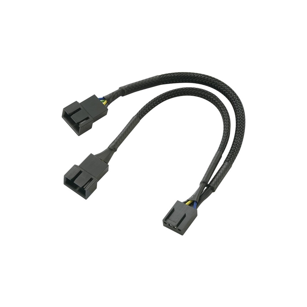 Produktbild för Akasa PWM Fan Splitter - strömdelare för fläkt - 4-stifts PWM till 4-stifts PWM - 15 cm