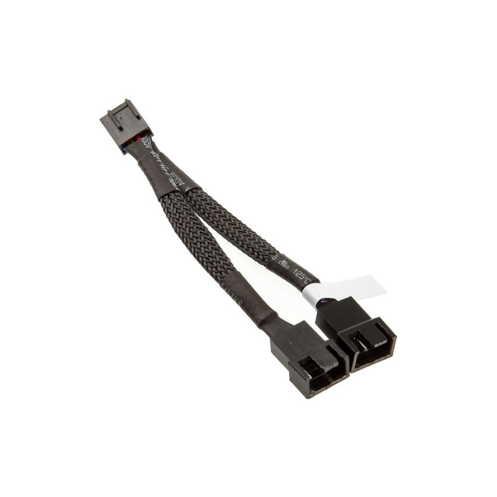 Produktbild för Akasa PWM Fan Splitter - strömdelare för fläkt - 4-stifts PWM till 4-stifts PWM - 15 cm