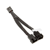 Produktbild för Akasa PWM Fan Splitter - strömdelare för fläkt - 4-stifts PWM till 4-stifts PWM - 15 cm