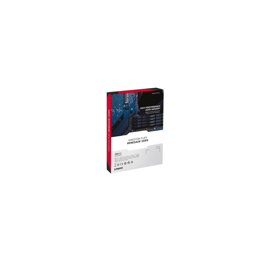 Produktbild för Kingston FURY Renegade - DDR5 - sats - 96 GB: 2 x 48 GB - DIMM 288-pin / PC5-48000 - ej buffrad
