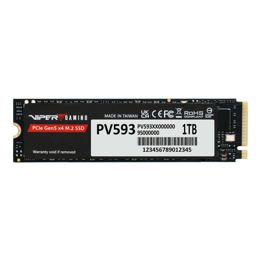 Produktbild för Patriot Viper Gaming PV593 - SSD - 1 TB - PCI Express 5.0 x4 (NVMe)