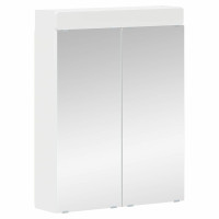 Produktbild för Badrumsmöbelset TULUM 2 pcs Vit 60 x 34 x 63 cm Konstruerat trä