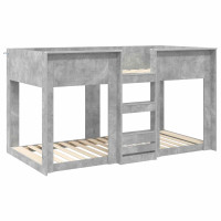 Produktbild för Köksbädd för barn Betonggrå 90 x 190 cm Konstruerat trä
