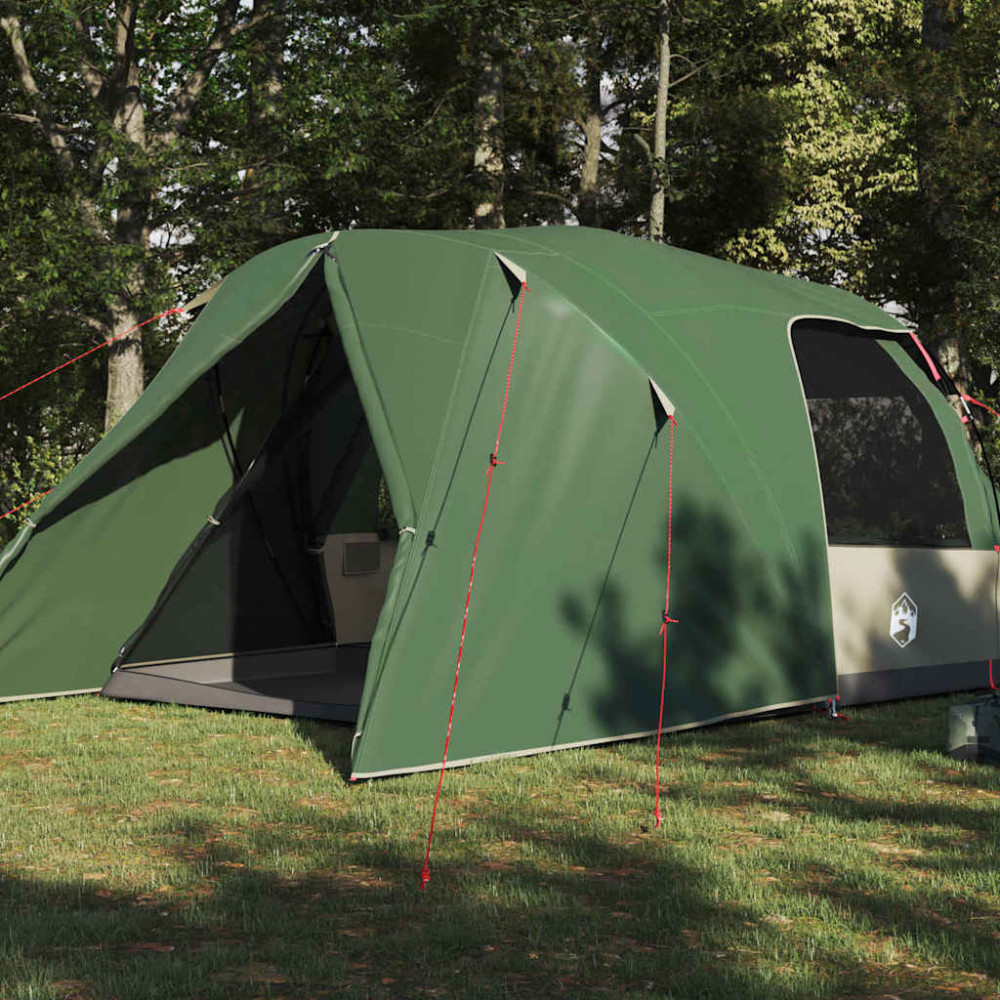 Produktbild för Dome Tält 4-Personer med tak Grön 455 x 252 x 178 cm