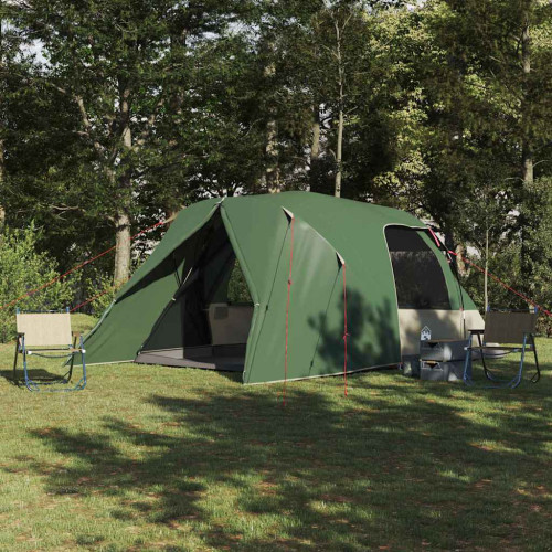 vidaXL Dome Tält 6-Personer med tak Grön 500 x 314 x 206 cm