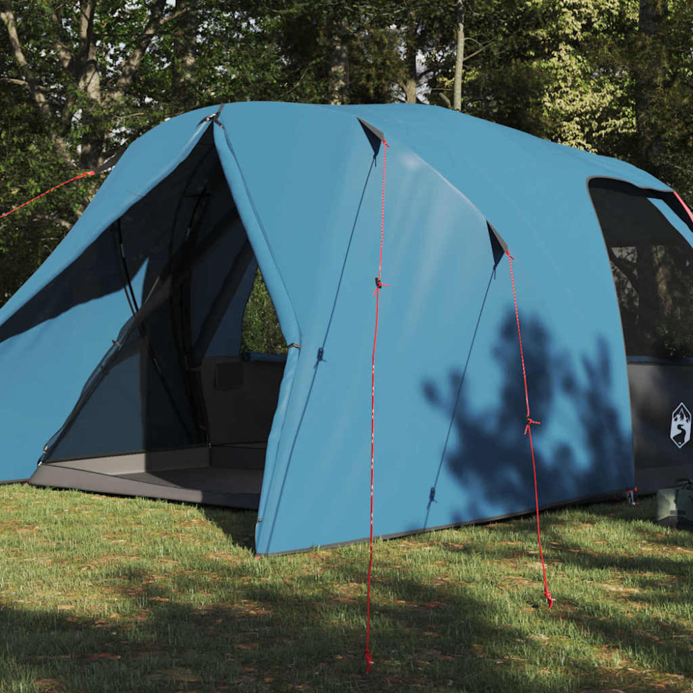 Produktbild för Dome Tält 6-Personer med tak med lagring Blå 500 x 314 x 206 cm