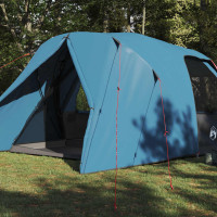 Produktbild för Dome Tält 6-Personer med tak med lagring Blå 500 x 314 x 206 cm