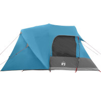 Produktbild för Dome Tält 6-Personer med tak med lagring Blå 500 x 314 x 206 cm