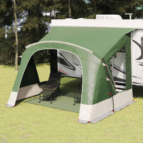 vidaXL Caravan Tält 5-Personer 5 person 410 x 275 x 245 cm Grön