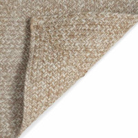 Produktbild för Områdesmattor Naturlig och vit 140 x 200 cm Jute