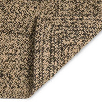 Produktbild för Områdesmattor Naturlig och svart 80 x 200 cm Jute