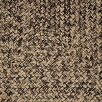 Produktbild för Områdesmattor Naturlig och svart 80 x 200 cm Jute