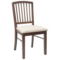 Produktbild för Matstolar 2 pcs Ljusbrun 50 x 52,5 x 91 cm Massiv Gummiträ