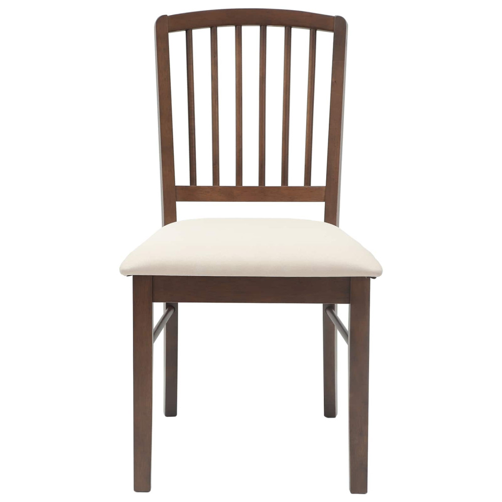 Produktbild för Matstolar 2 pcs Ljusbrun 50 x 52,5 x 91 cm Massiv Gummiträ