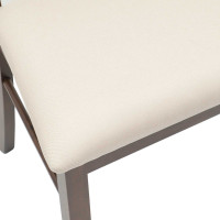 Produktbild för Matstolar 2 pcs Ljusbrun 50 x 52,5 x 91 cm Massiv Gummiträ