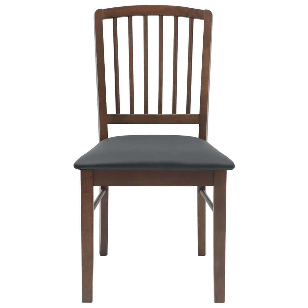 Produktbild för Matstolar 2 pcs Ljusbrun 50 x 52,5 x 91 cm Massiv Gummiträ