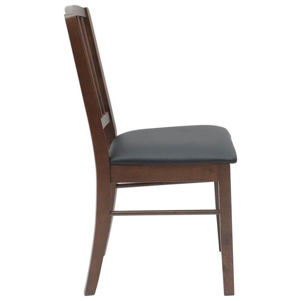Produktbild för Matstolar 2 pcs Ljusbrun 50 x 52,5 x 91 cm Massiv Gummiträ