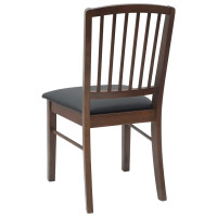 Produktbild för Matstolar 2 pcs Ljusbrun 50 x 52,5 x 91 cm Massiv Gummiträ