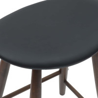 Produktbild för Matstolar 2 pcs Ljusbrun 46 x 37 x 63 cm Massiv Gummiträ