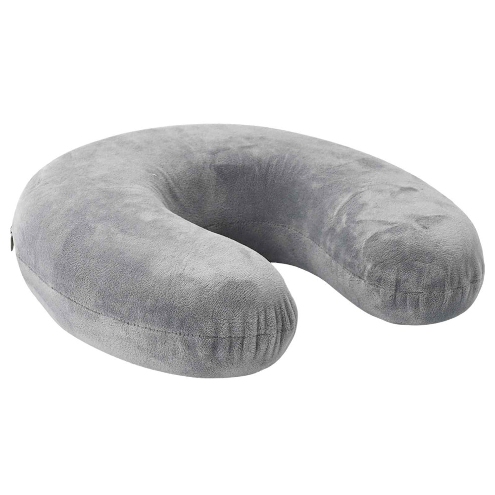 Produktbild för Resenackkudde Grå Minneskum 27 x 27 x 8,5 cm