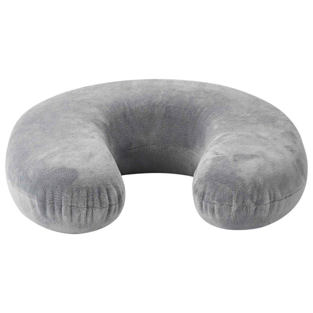 Produktbild för Resenackkudde Grå Minneskum 27 x 27 x 8,5 cm