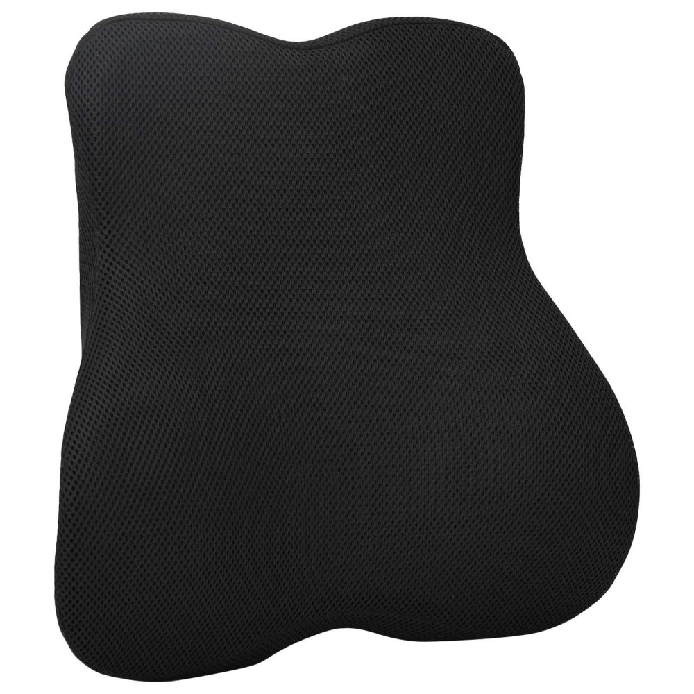 Produktbild för Ryggkudde Svart Minneskum 40 x 40 x 11 cm