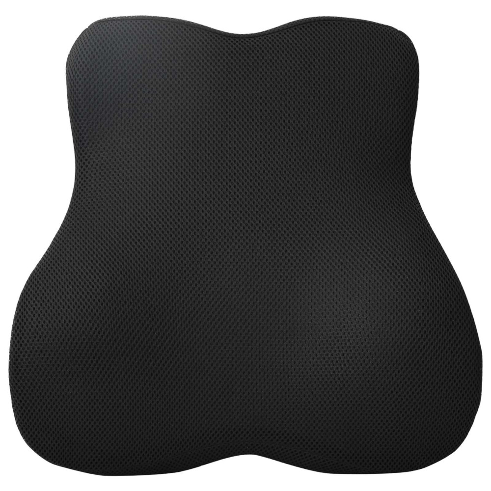 Produktbild för Ryggkudde Svart Minneskum 40 x 40 x 11 cm