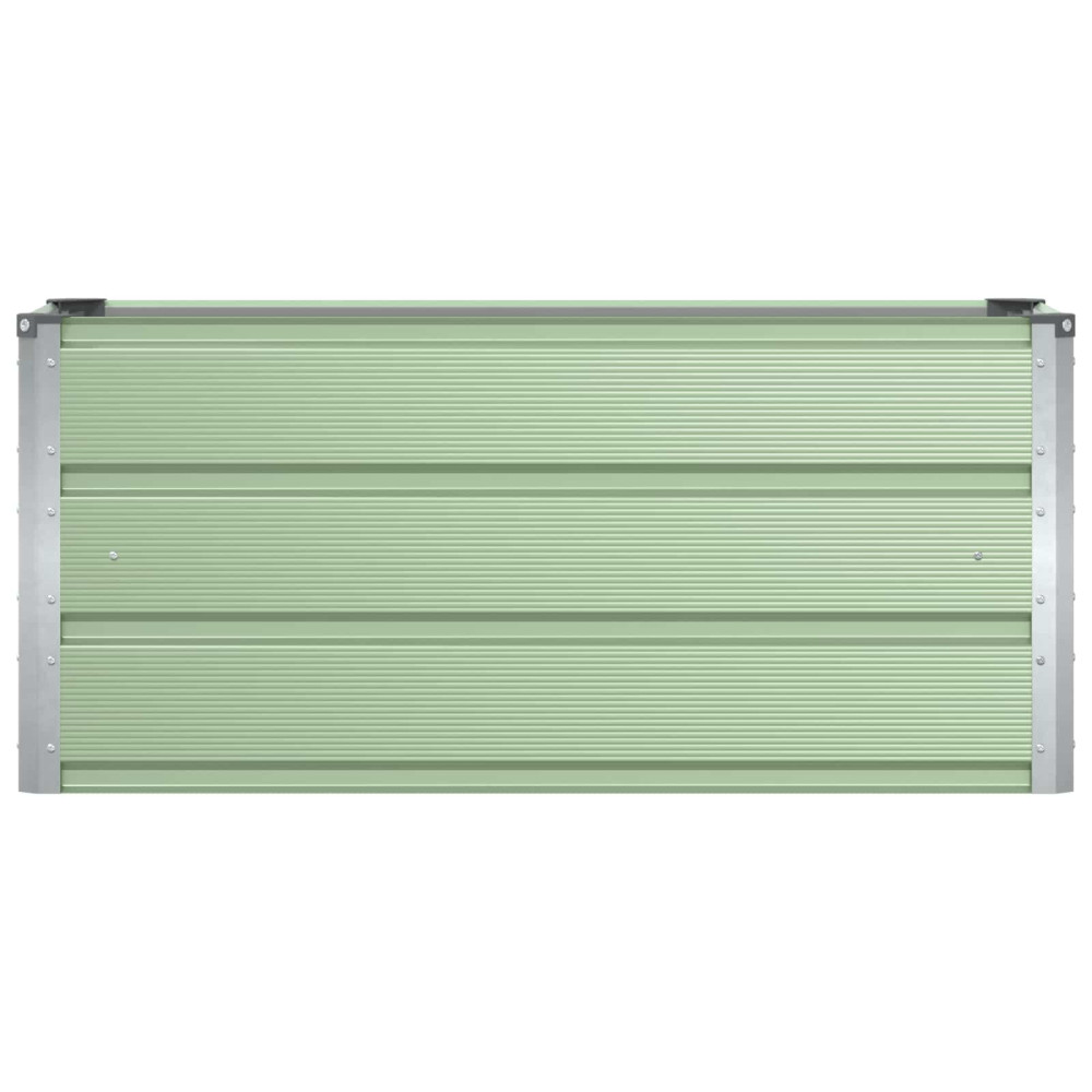Produktbild för Planteringskärl Grön 100 x 40 x 45 cm Stål