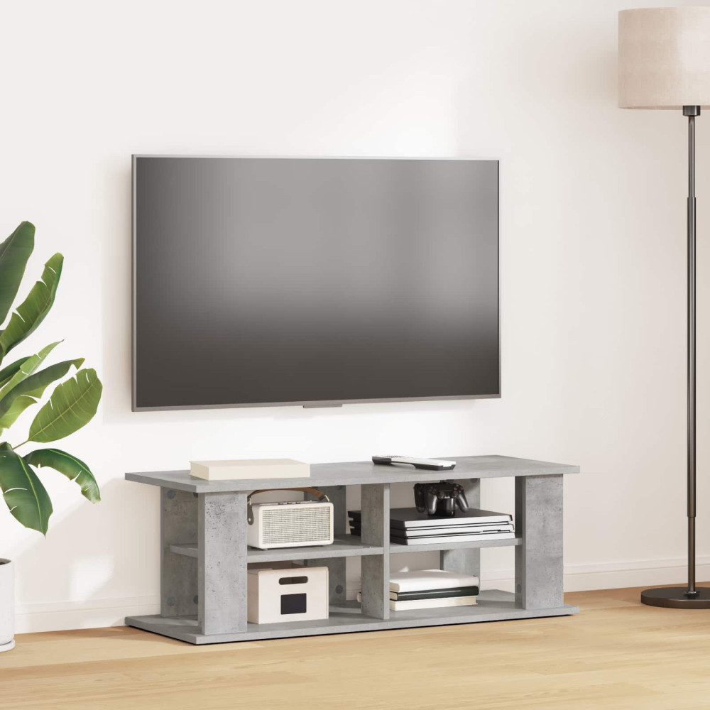 Produktbild för TV-ställ Betonggrå 96 x 35 x 33,5 cm