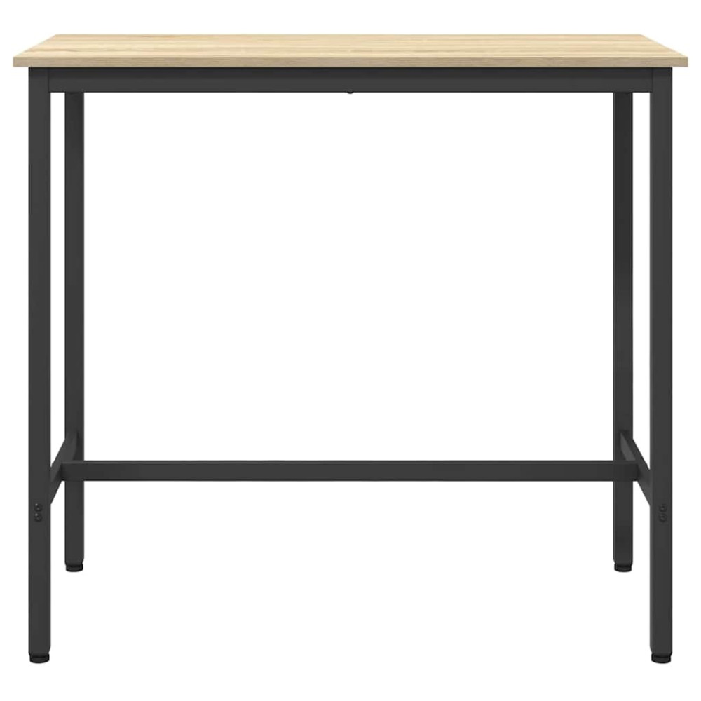 Produktbild för bord Sonoma-ek 100 x 50 x 90,5 cm Konstruerat trä och stål