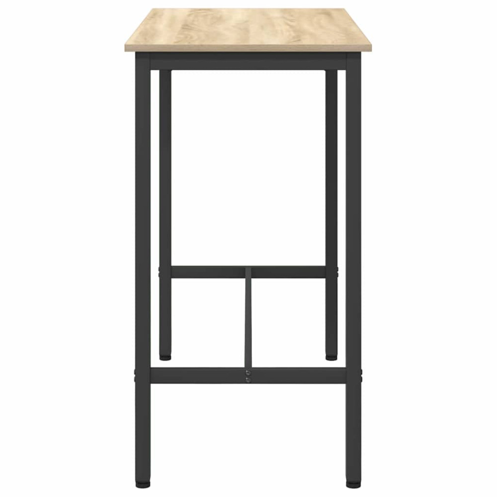 Produktbild för bord Sonoma-ek 100 x 50 x 90,5 cm Konstruerat trä och stål