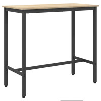 Produktbild för bord Sonoma-ek 100 x 50 x 90,5 cm Konstruerat trä och stål