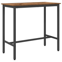 Produktbild för bord Gammalt trä 100 x 50 x 90,5 cm Konstruerat trä och stål