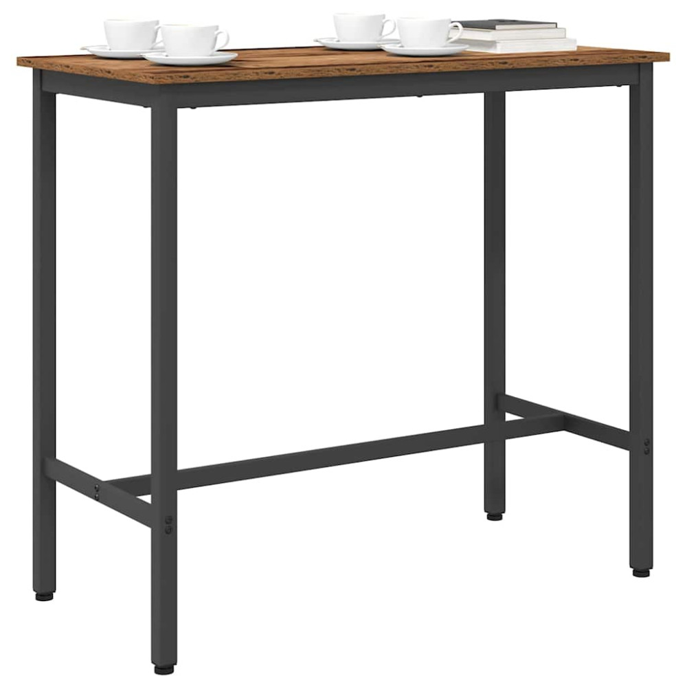 Produktbild för bord Gammalt trä 100 x 50 x 90,5 cm Konstruerat trä och stål