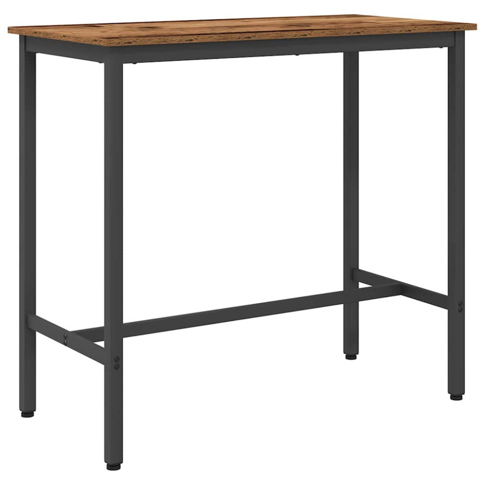 Produktbild för bord Gammalt trä 100 x 50 x 90,5 cm Konstruerat trä och stål