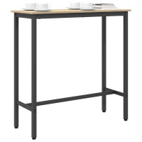 Produktbild för bord Sonoma-ek 100 x 40 x 100,5 cm Konstruerat trä och stål