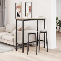Produktbild för bord Sonoma-ek 100 x 40 x 100,5 cm Konstruerat trä och stål