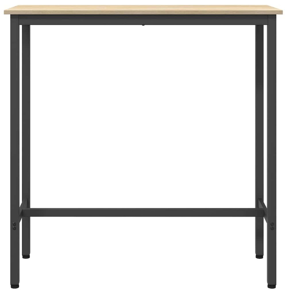 Produktbild för bord Sonoma-ek 100 x 40 x 100,5 cm Konstruerat trä och stål